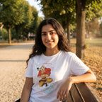 Imagen del producto Avatar – Camiseta Aang Laugh at Gravity blanca