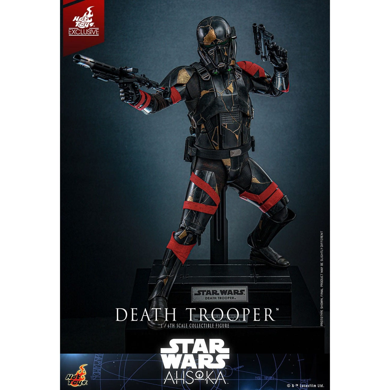 Imagen del producto Star Wars: Ahsoka - Figura de Acción Death Trooper Masterpiece 1:6