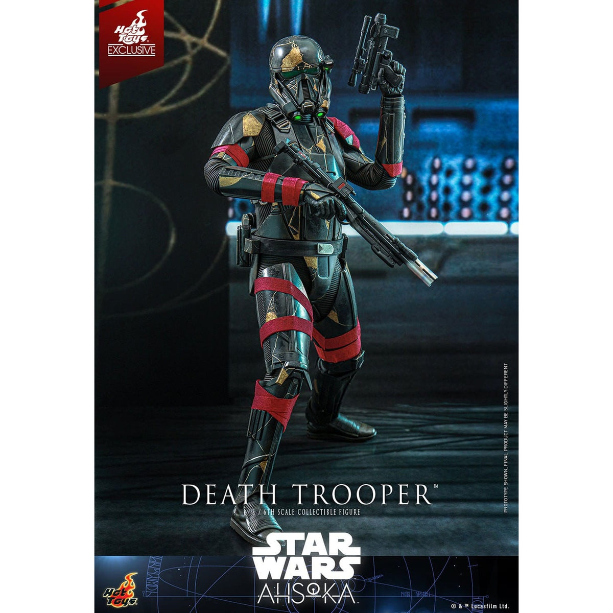 Imagen del producto Star Wars: Ahsoka - Figura de Acción Death Trooper Masterpiece 1:6