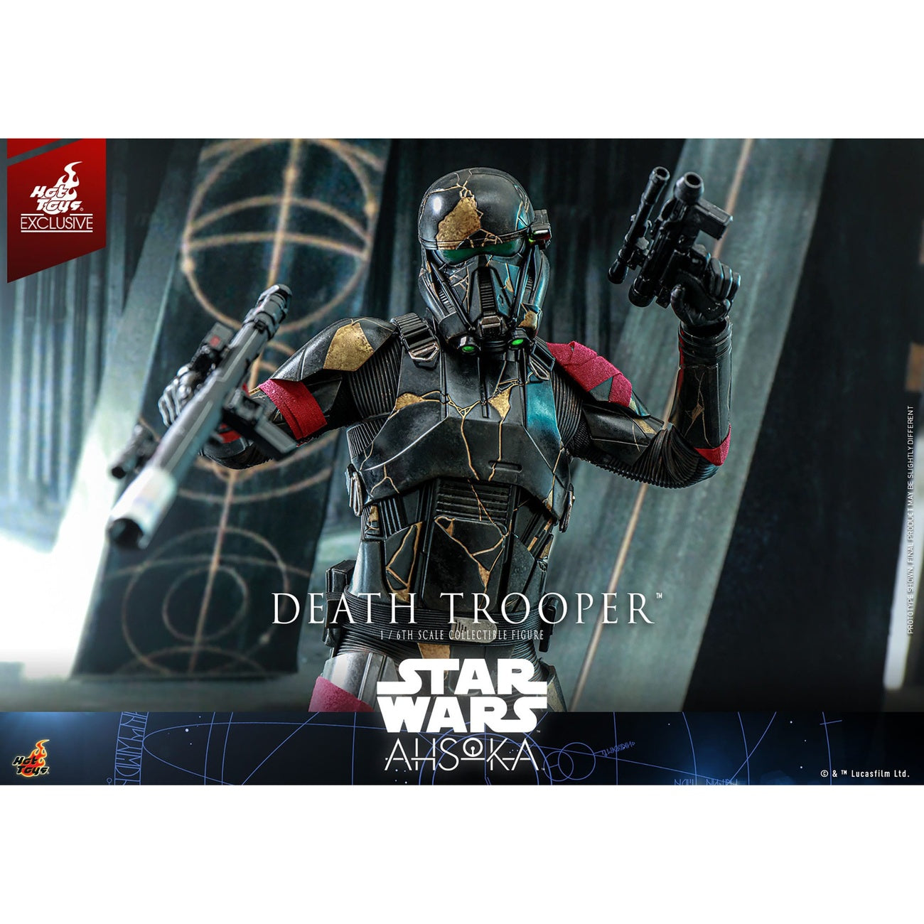 Imagen del producto Star Wars: Ahsoka - Figura de Acción Death Trooper Masterpiece 1:6