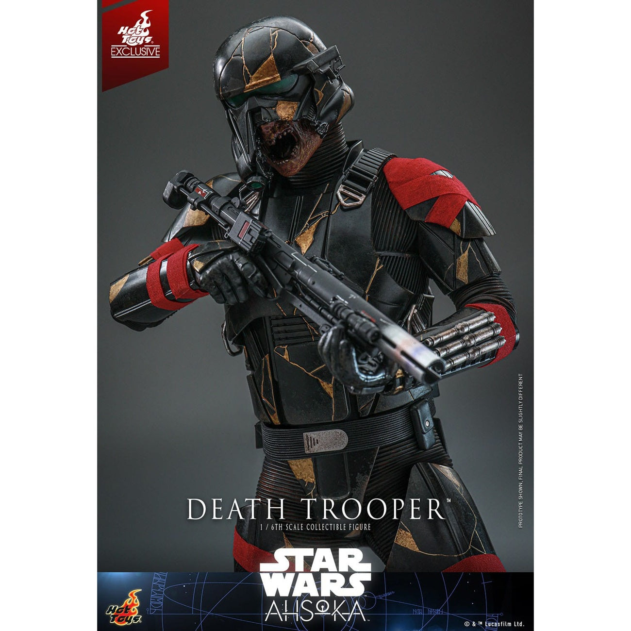 Imagen del producto Star Wars: Ahsoka - Figura de Acción Death Trooper Masterpiece 1:6