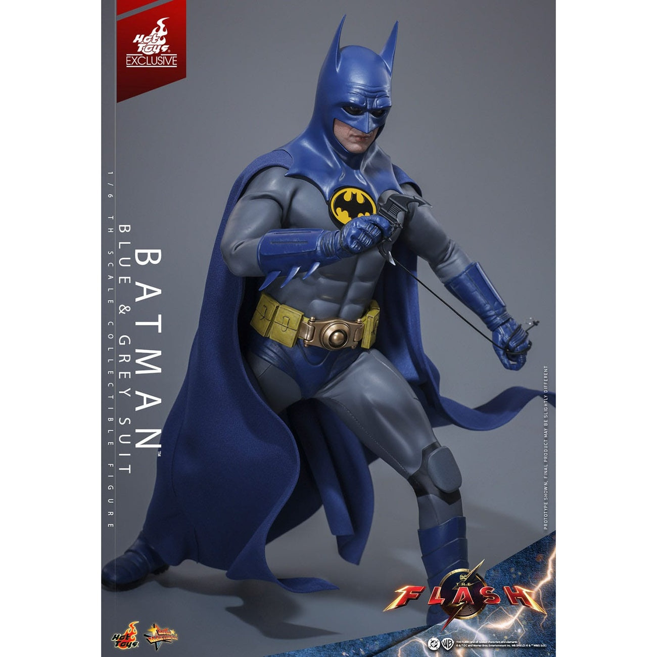 Imagen del producto The Flash - Figura de Acción Batman Masterpiece 1:6 Traje Azul y Gris Edición Limitada