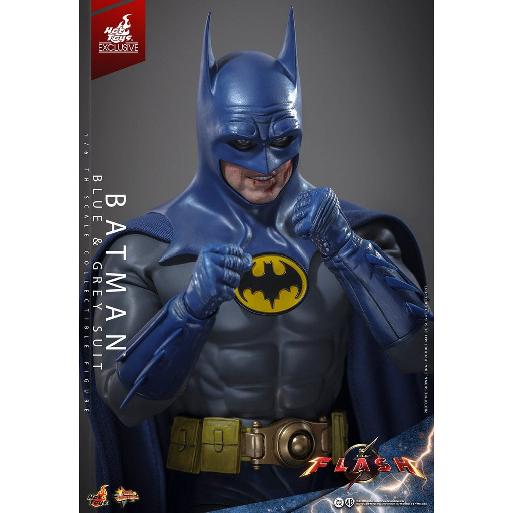 Imagen del producto The Flash - Figura de Acción Batman Masterpiece 1:6 Traje Azul y Gris Edición Limitada
