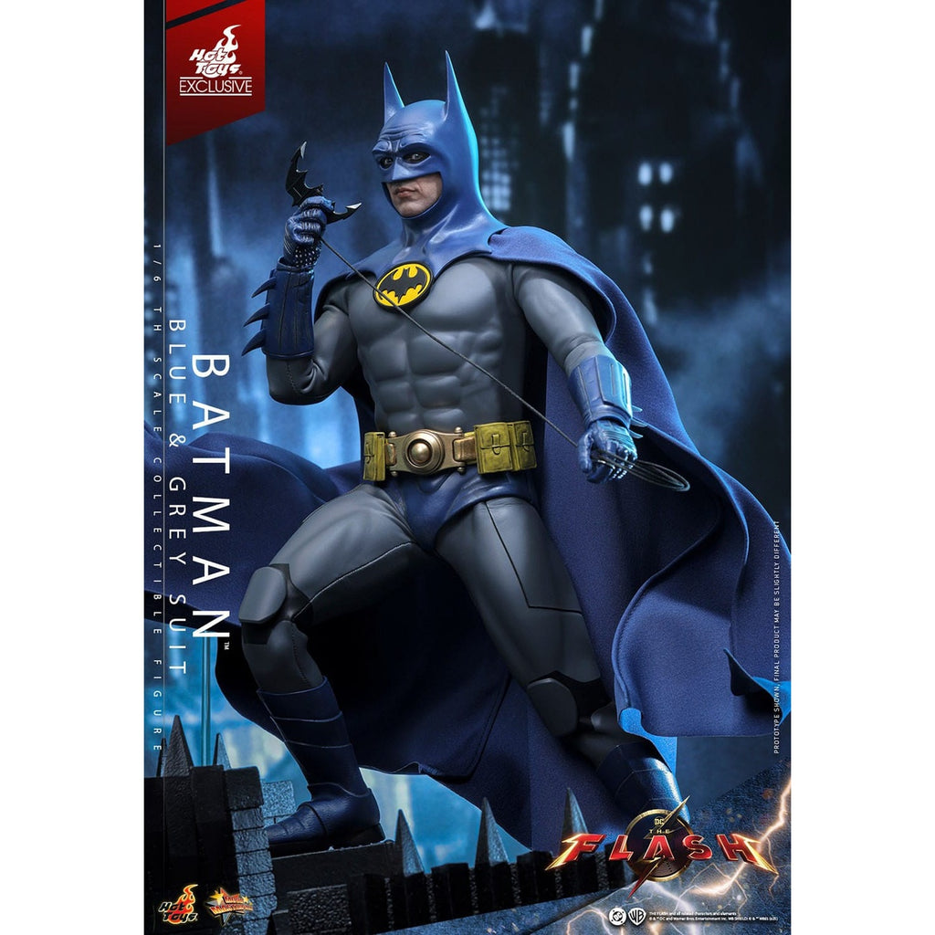 Imagen del producto The Flash - Figura de Acción Batman Masterpiece 1:6 Traje Azul y Gris Edición Limitada