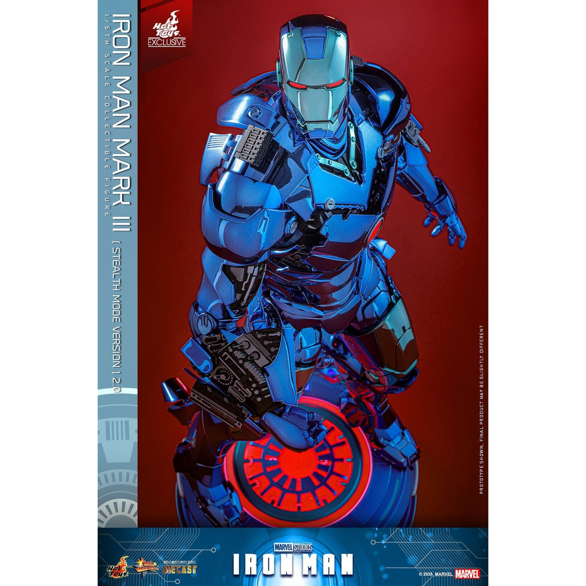 Imagen del producto Iron Man - Figura de acción Iron Man Mark III Masterpiece 1:6 Versión Stealth Mode Exclusiva