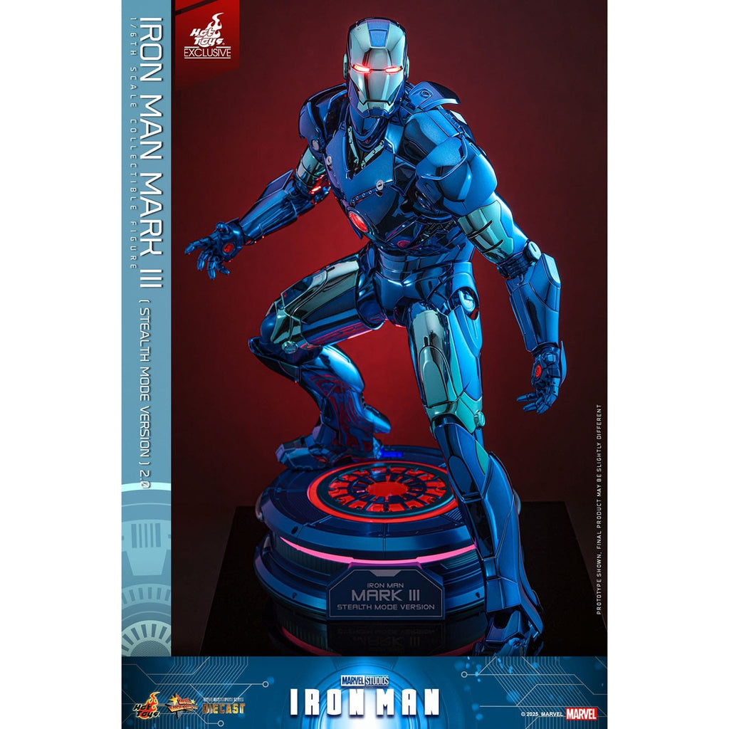 Imagen del producto Iron Man - Figura de acción Iron Man Mark III Masterpiece 1:6 Versión Stealth Mode Exclusiva