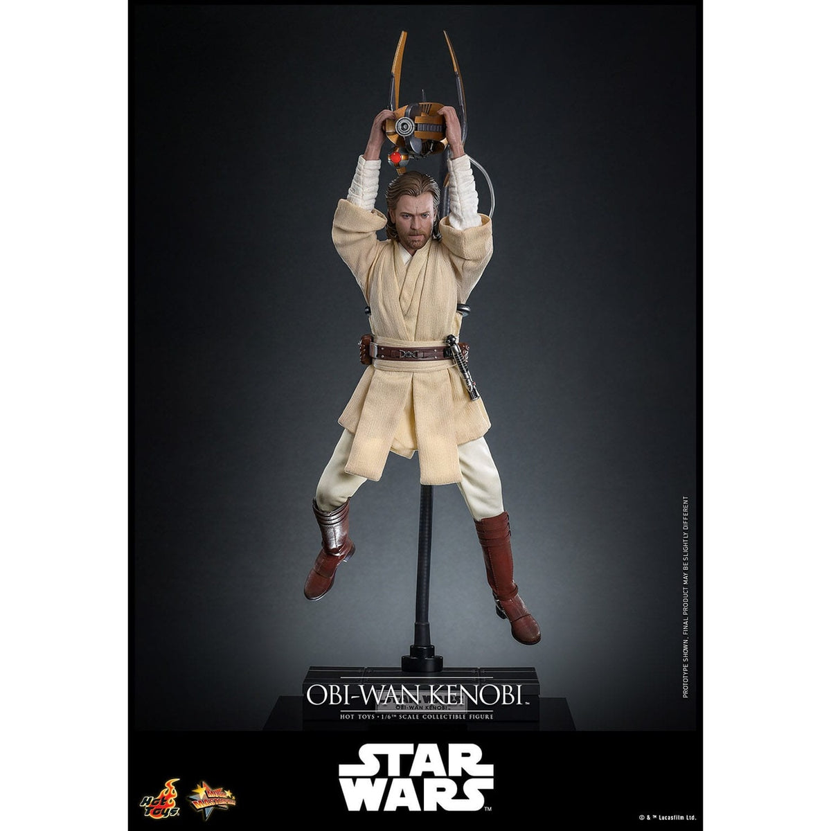 Imagen del producto Star Wars Episodio II: El ataque de los clones - Figura de acción Obi-Wan Kenobi 1:6