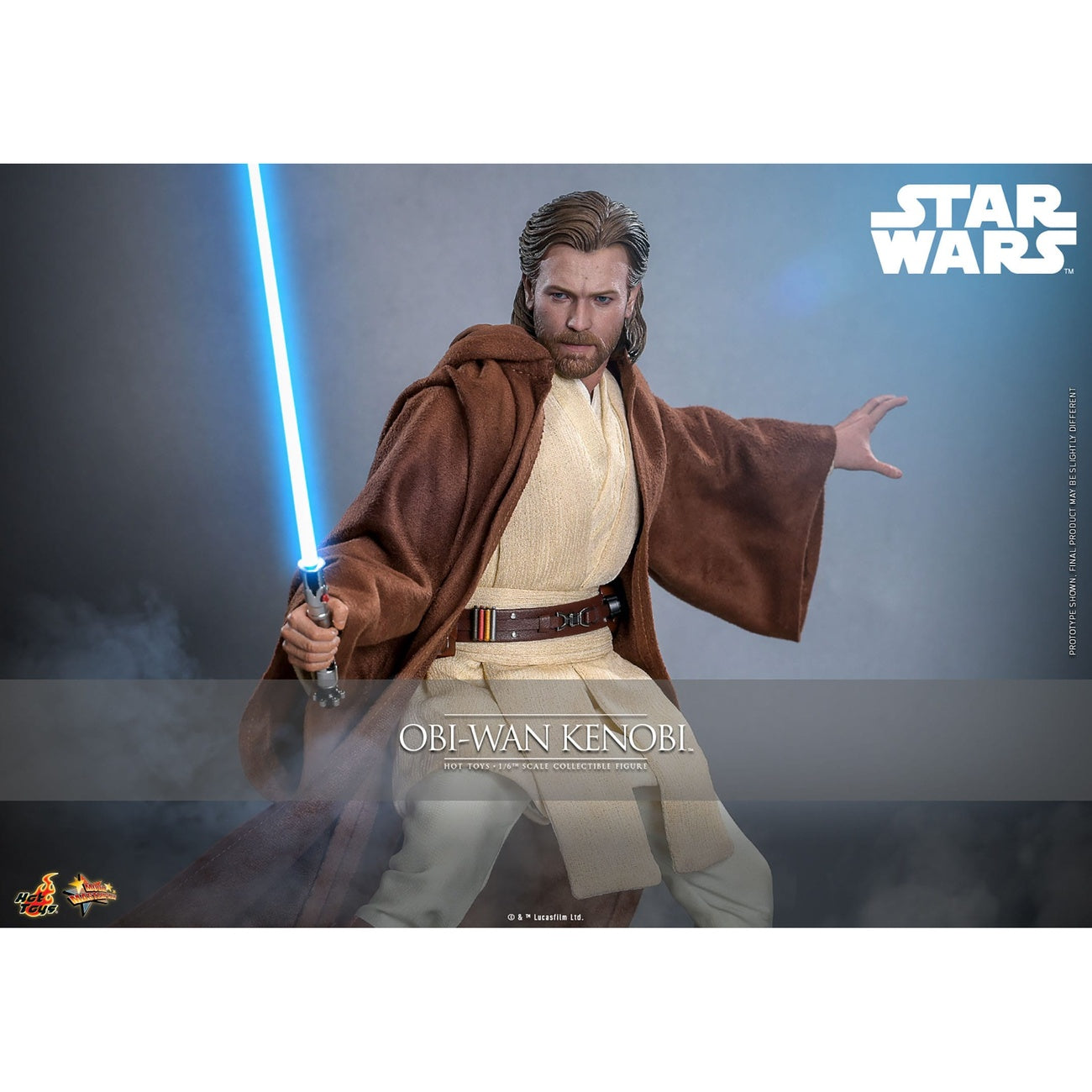Imagen del producto Star Wars Episodio II: El ataque de los clones - Figura de acción Obi-Wan Kenobi 1:6