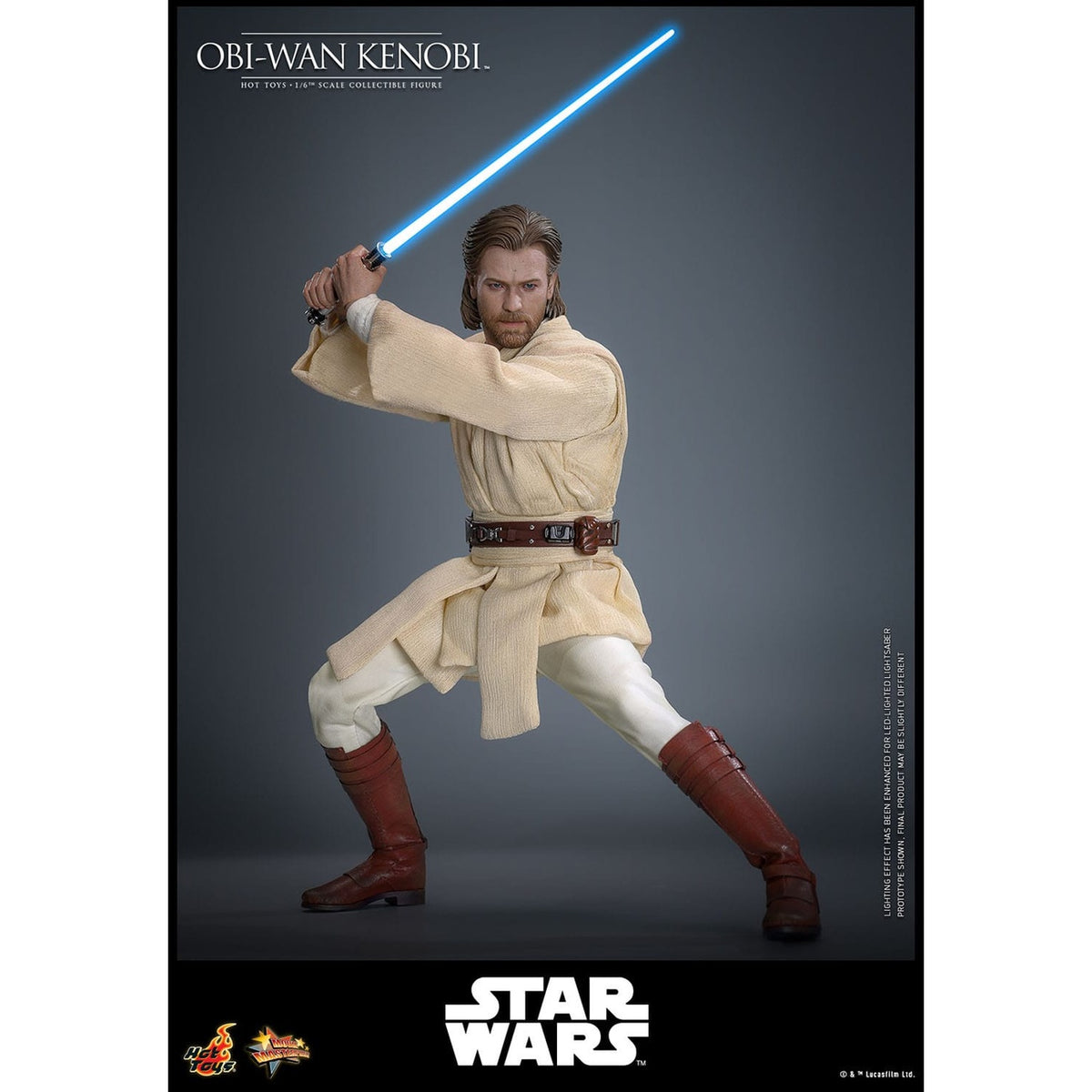 Imagen del producto Star Wars Episodio II: El ataque de los clones - Figura de acción Obi-Wan Kenobi 1:6