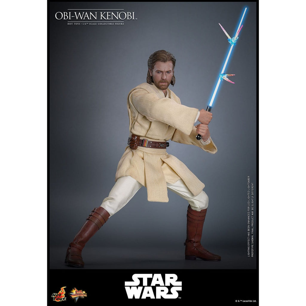 Imagen del producto Star Wars Episodio II: El ataque de los clones - Figura de acción Obi-Wan Kenobi 1:6