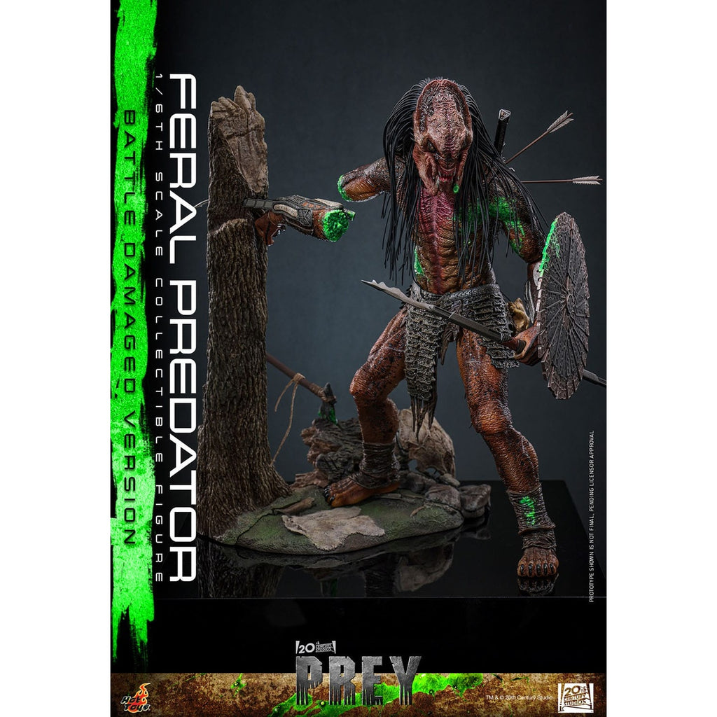 Imagen del producto Prey - Figura de acción Feral Predator 1:6 Versión Battle Damaged