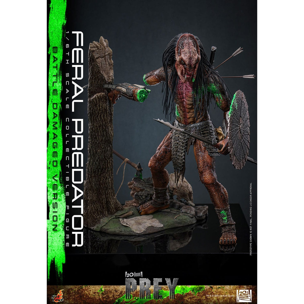 Imagen del producto Prey - Figura de acción Feral Predator 1:6 Versión Battle Damaged