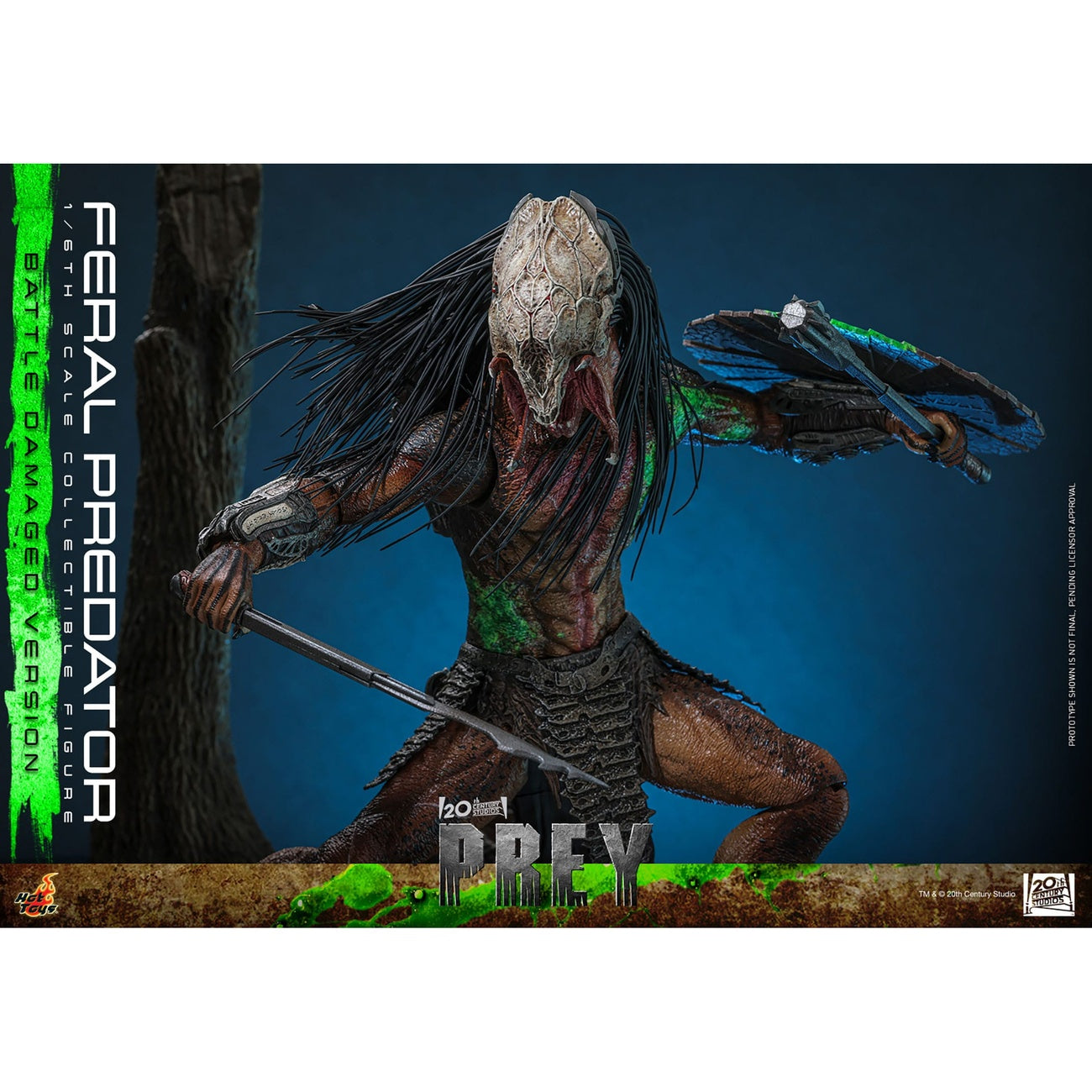 Imagen del producto Prey - Figura de acción Feral Predator 1:6 Versión Battle Damaged
