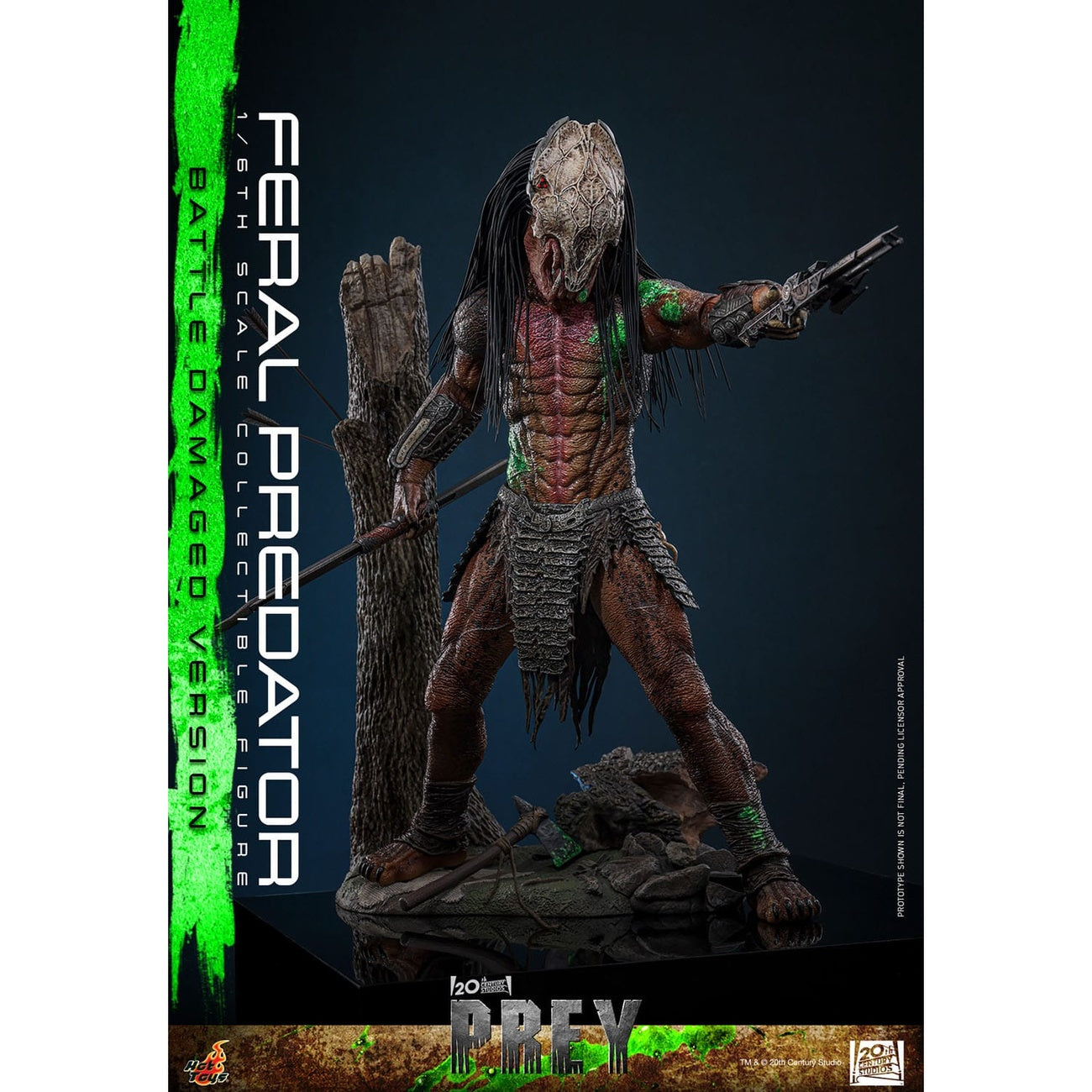 Imagen del producto Prey - Figura de acción Feral Predator 1:6 Versión Battle Damaged