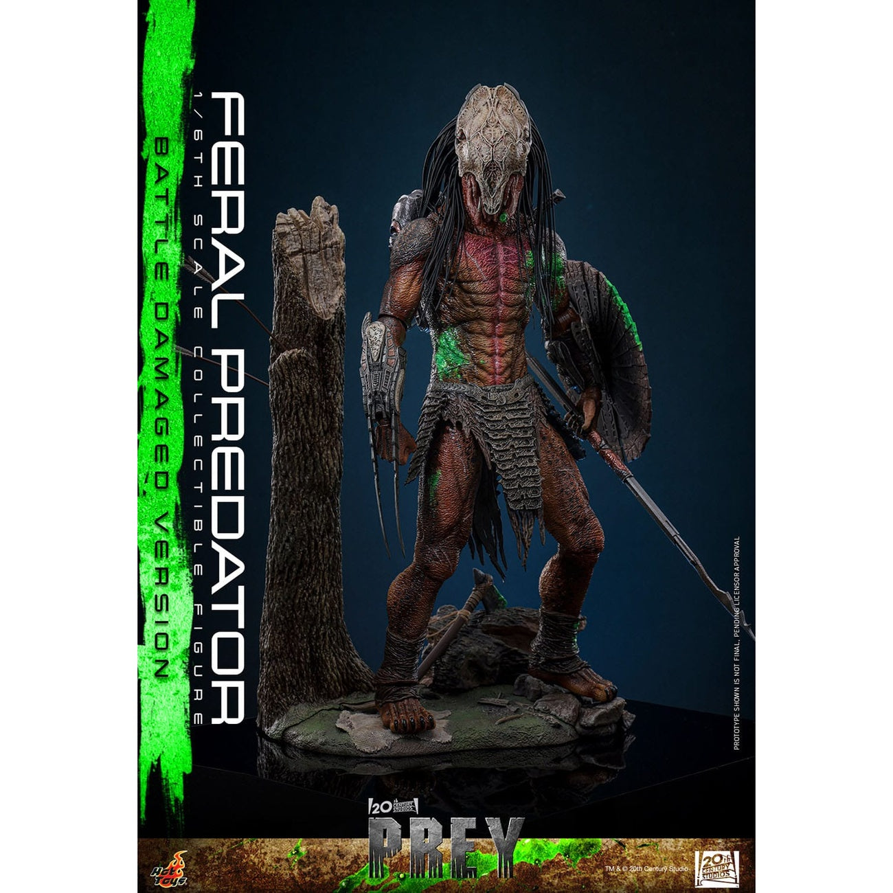 Imagen del producto Prey - Figura de acción Feral Predator 1:6 Versión Battle Damaged