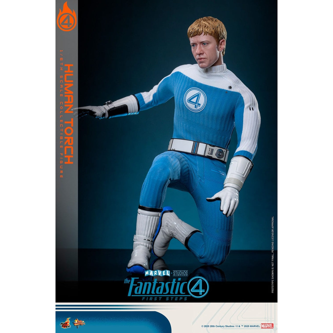 Imagen del producto Los Cuatro Fantásticos: First Steps - Figura de Acción Human Torch Masterpiece 1:6