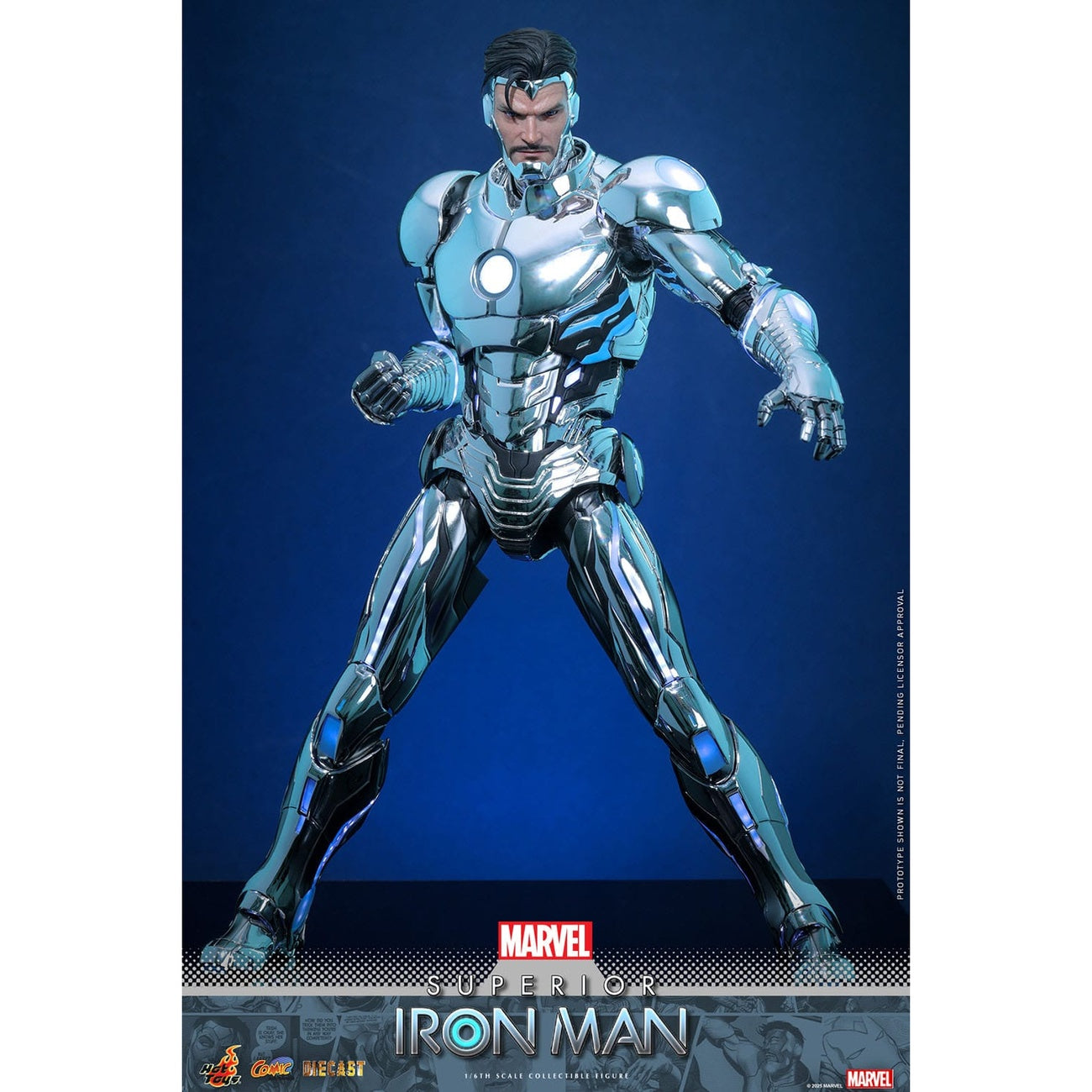 Imagen del producto Marvel Comic - Figura de acción Superior Iron Man Masterpiece 1:6