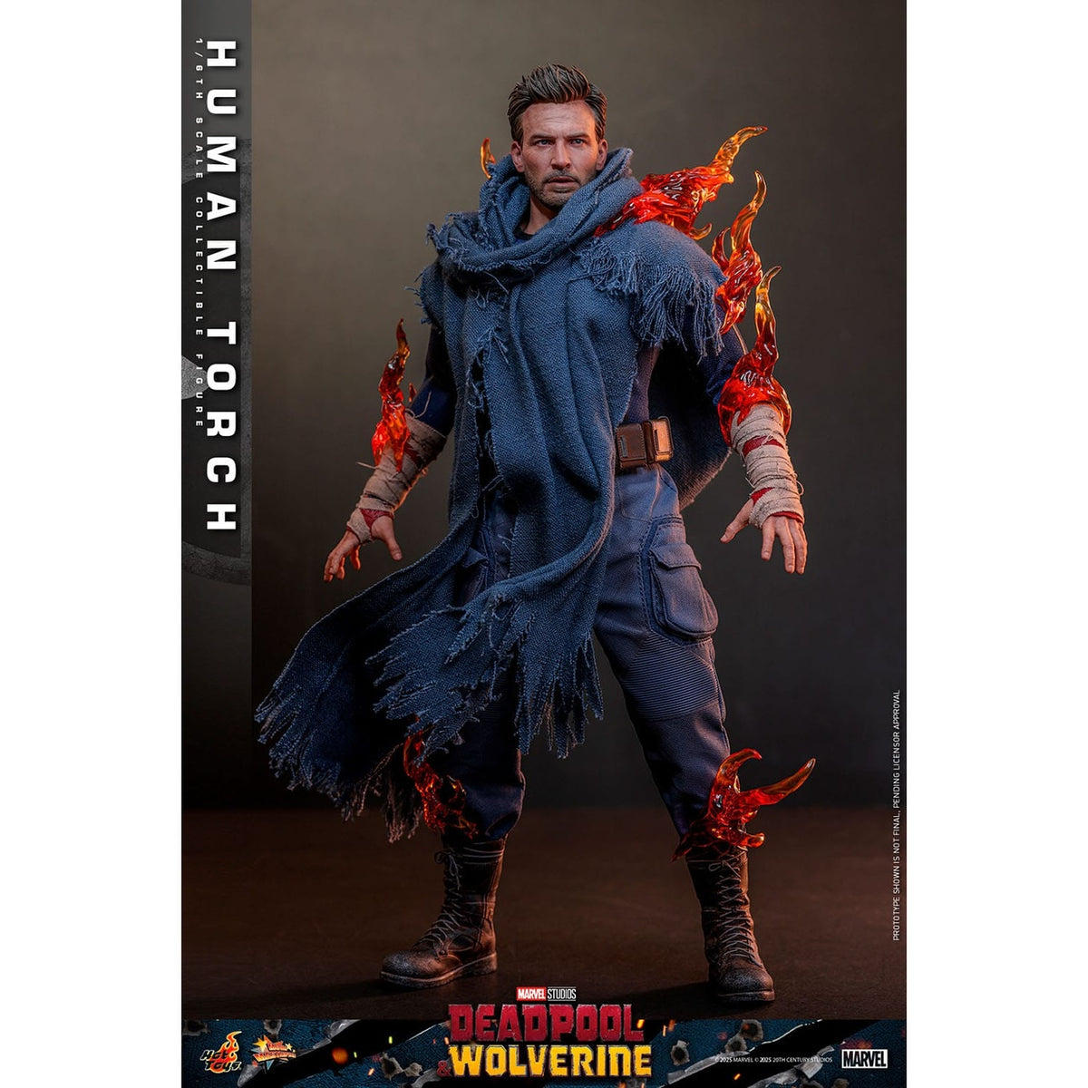 Imagen del producto Deadpool & Wolverine - Figura de acción Human Torch Masterpiece 1:6