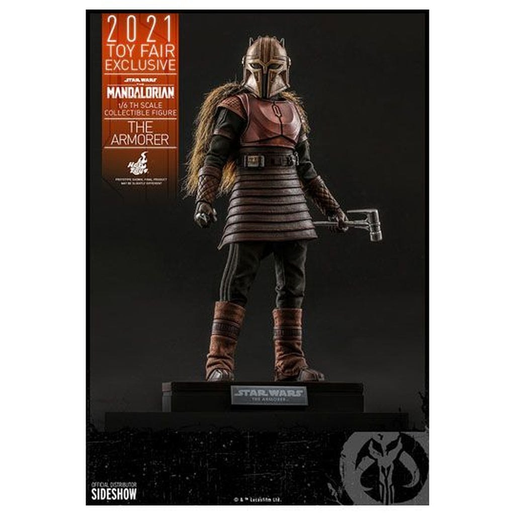 Imagen del producto Star Wars The Mandalorian - Figura de acción The Armorer 1:6 Toy Fair Exclusive 2021