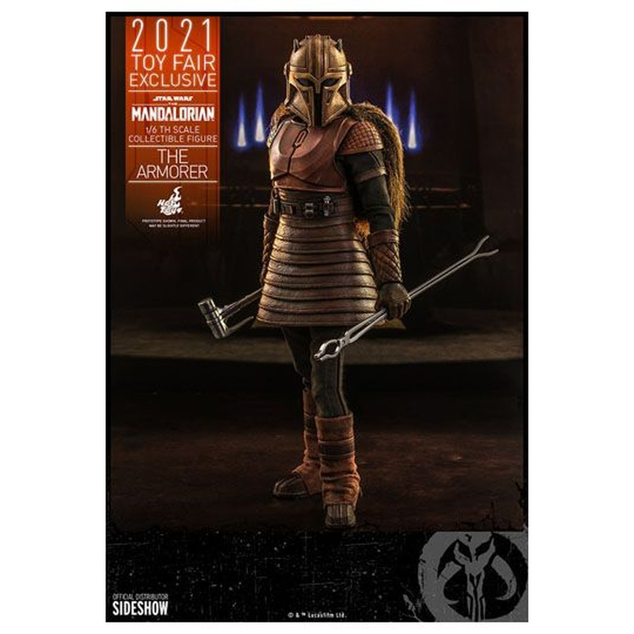 Imagen del producto Star Wars The Mandalorian - Figura de acción The Armorer 1:6 Toy Fair Exclusive 2021