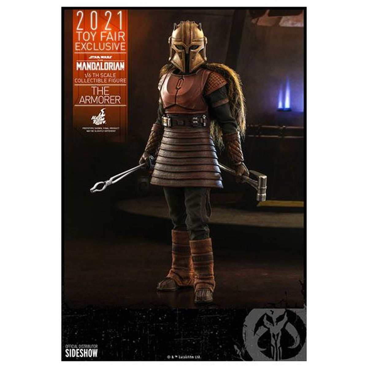 Imagen del producto Star Wars The Mandalorian - Figura de acción The Armorer 1:6 Toy Fair Exclusive 2021