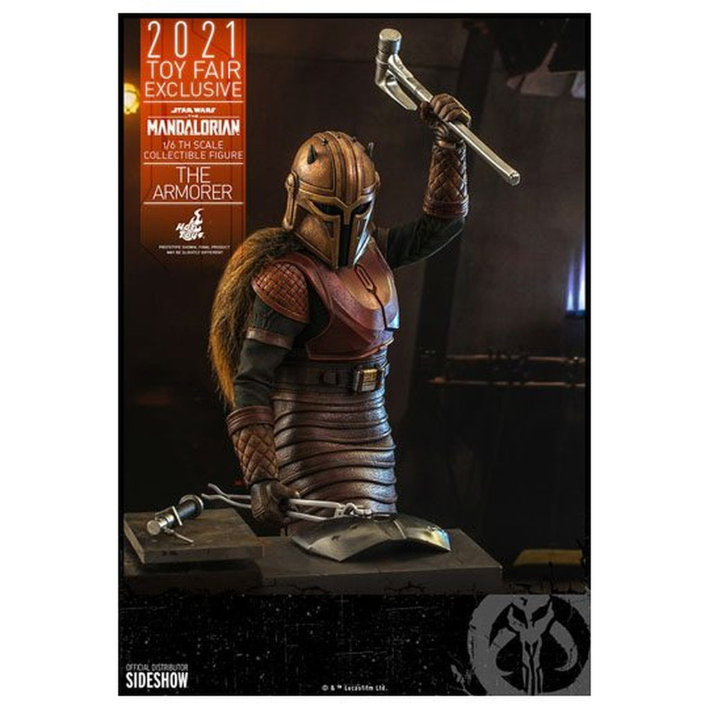Imagen del producto Star Wars The Mandalorian - Figura de acción The Armorer 1:6 Toy Fair Exclusive 2021