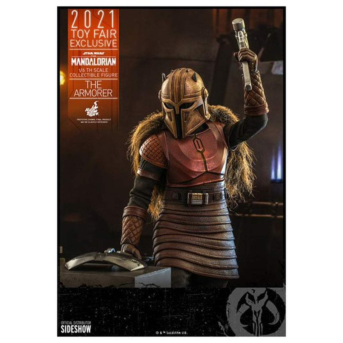 Imagen del producto Star Wars The Mandalorian - Figura de acción The Armorer 1:6 Toy Fair Exclusive 2021