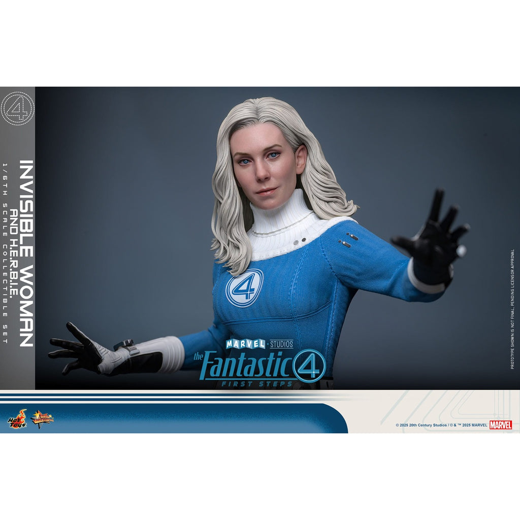 Product image The Fantastic Four - Invisible Woman & H.E.R.B.I.E. Masterpiece 1:6 Action Figure Set