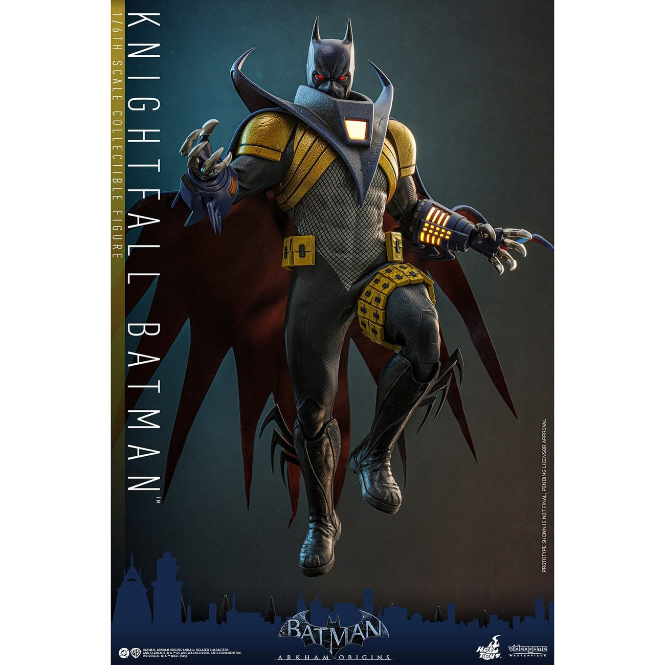 Imagen del producto Batman: Arkham Origins – Figura de acción Knightfall Batman Masterpiece 1:6