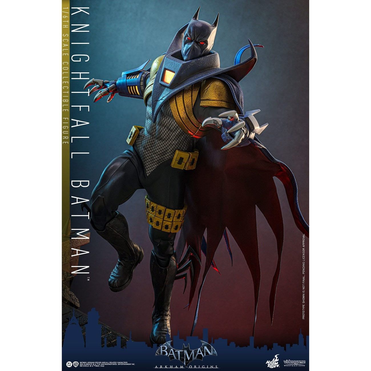 Imagen del producto Batman: Arkham Origins – Figura de acción Knightfall Batman Masterpiece 1:6