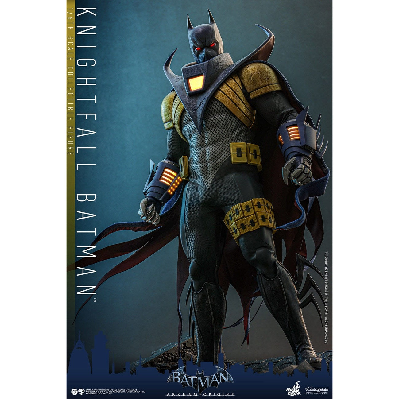 Imagen del producto Batman: Arkham Origins – Figura de acción Knightfall Batman Masterpiece 1:6