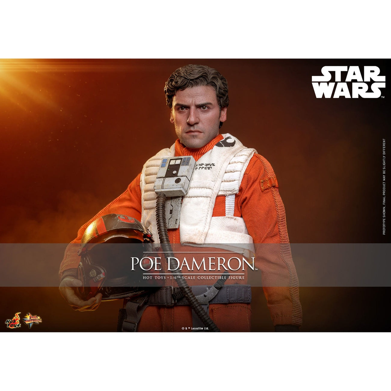Imagen del producto Star Wars - Figura de acción Poe Dameron 1:6