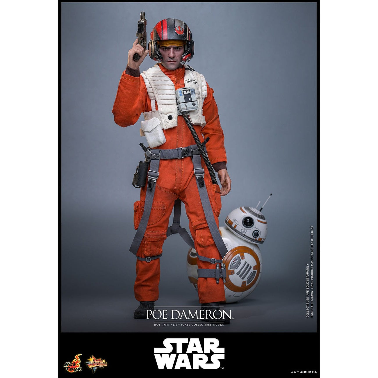 Imagen del producto Star Wars - Figura de acción Poe Dameron 1:6