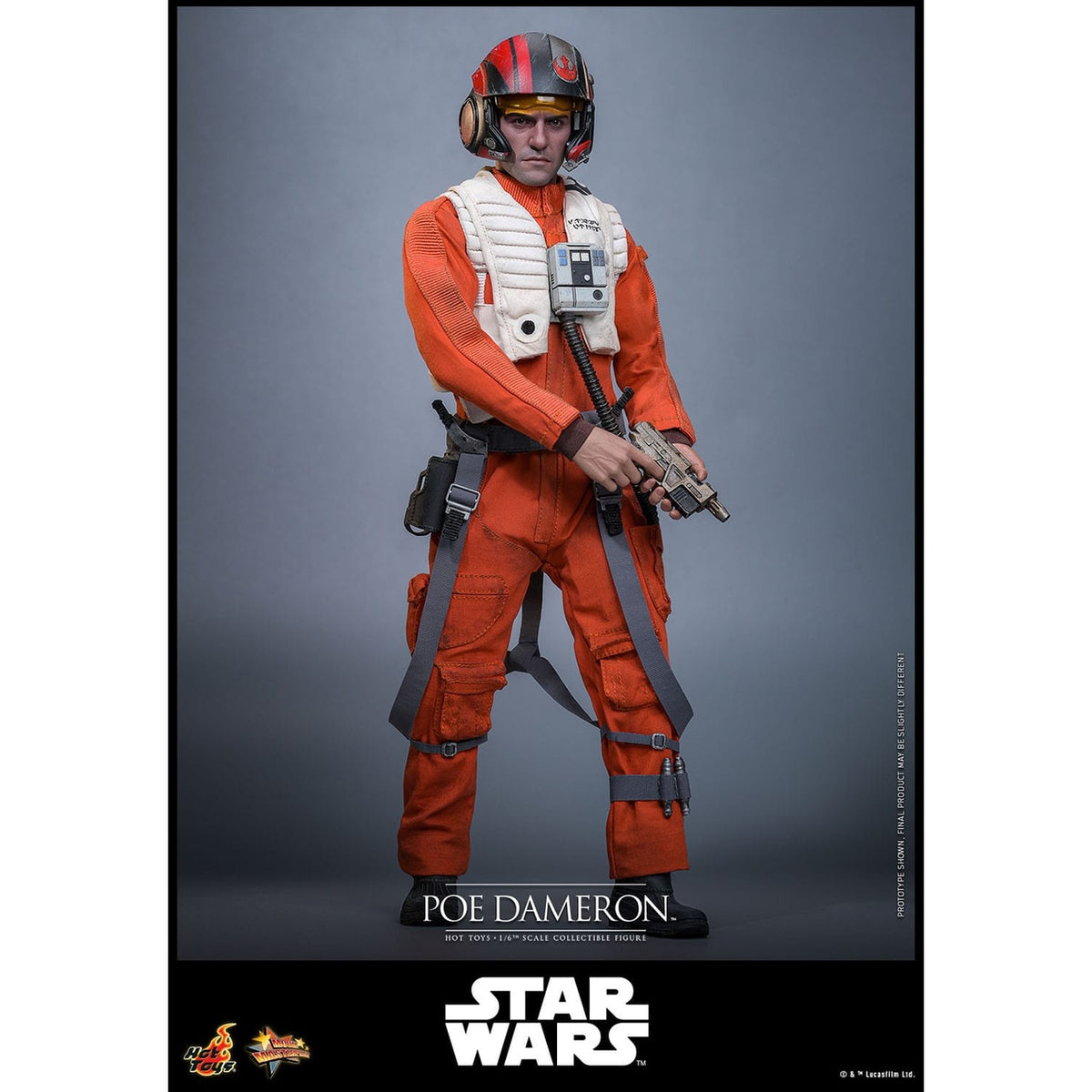 Imagen del producto Star Wars - Figura de acción Poe Dameron 1:6