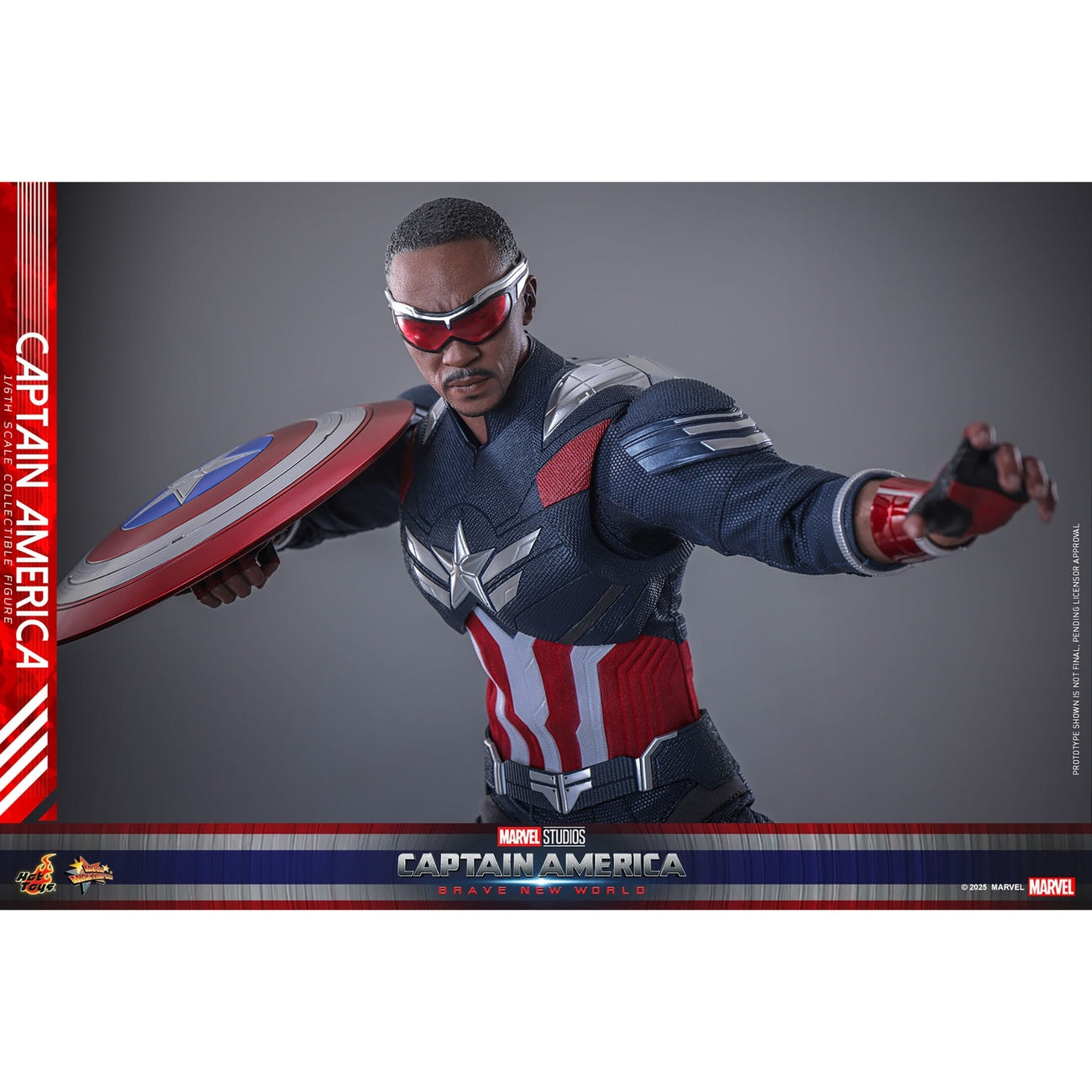 Imagen del producto Captain America: Brave New World - Figura de acción Captain America Masterpiece 1:6