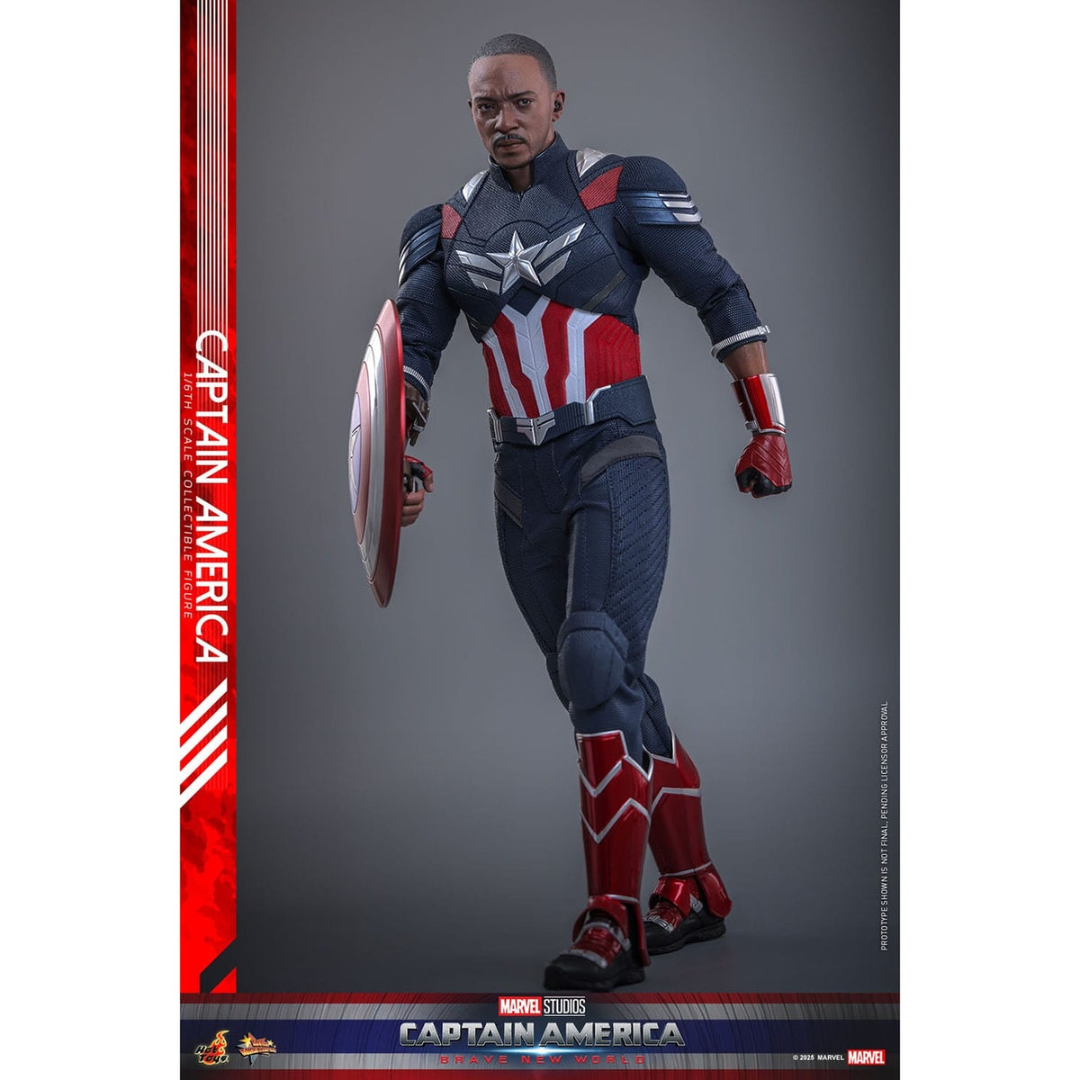 Imagen del producto Captain America: Brave New World - Figura de acción Captain America Masterpiece 1:6