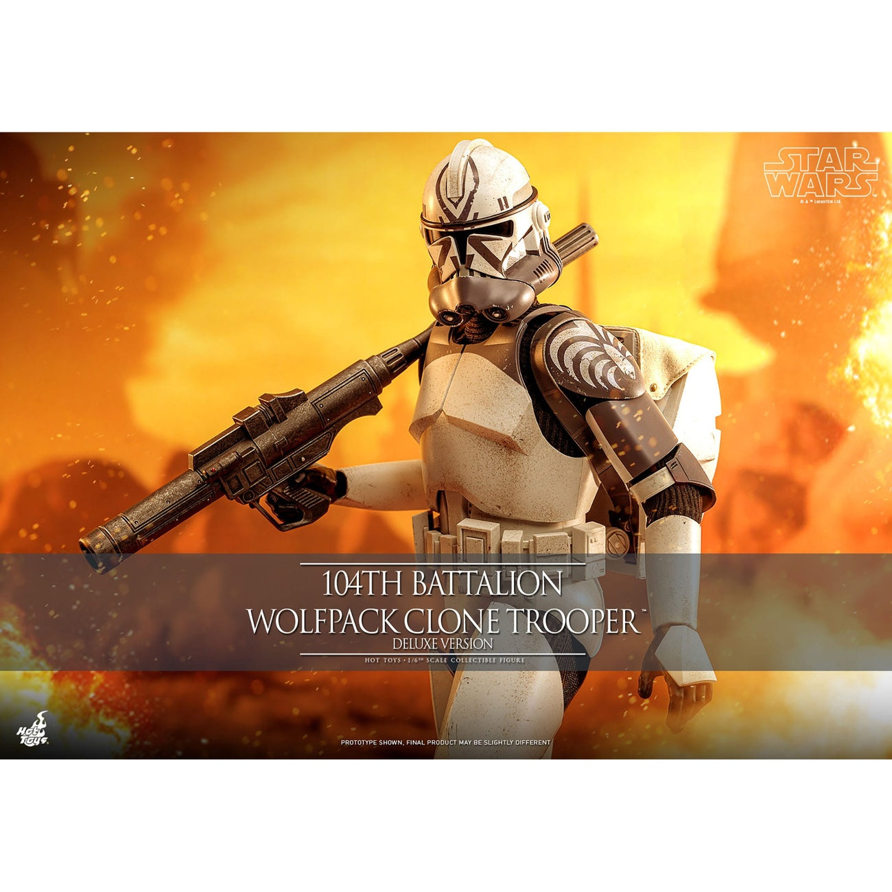Product image Star Wars: The Clone Wars - 104th Battalion Wolfpack Clone Trooper 1:6 Scale Action Figure