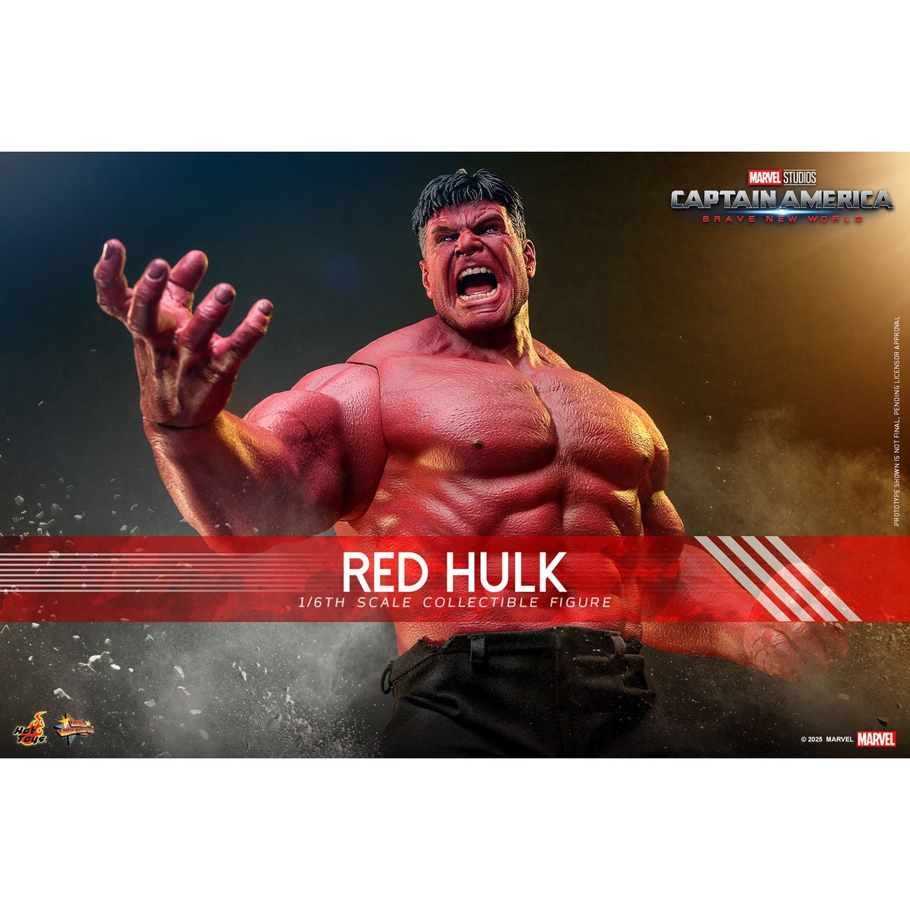 Imagen del producto Captain America: Brave New World - Figura de acción Red Hulk Masterpiece 1:6