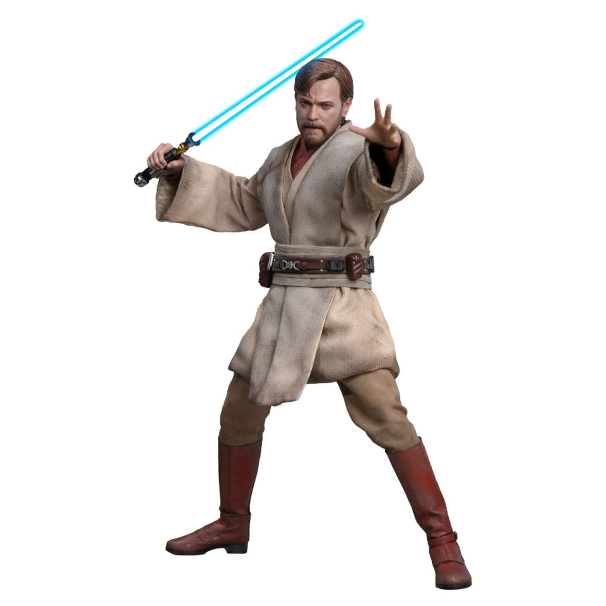 Imagen del producto Star Wars Episodio III: La venganza de los Sith – Obi-Wan Kenobi (Mustafar) figura de acción Masterpiece 1:6