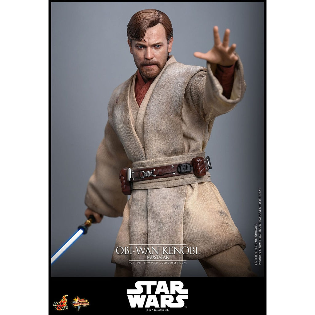 Imagen del producto Star Wars Episodio III: La venganza de los Sith – Obi-Wan Kenobi (Mustafar) figura de acción Masterpiece 1:6