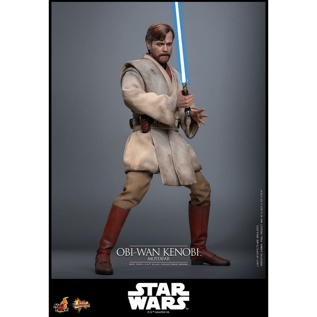 Imagen del producto Star Wars Episodio III: La venganza de los Sith – Obi-Wan Kenobi (Mustafar) figura de acción Masterpiece 1:6