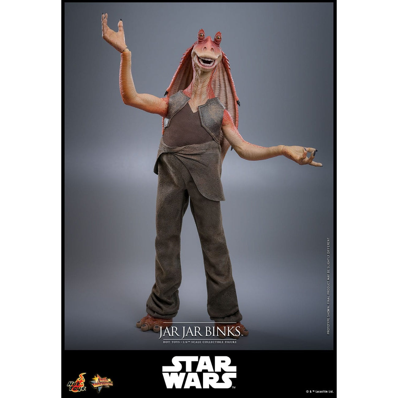 Imagen del producto Star Wars - Figura de acción de Jar Jar Binks 1:6