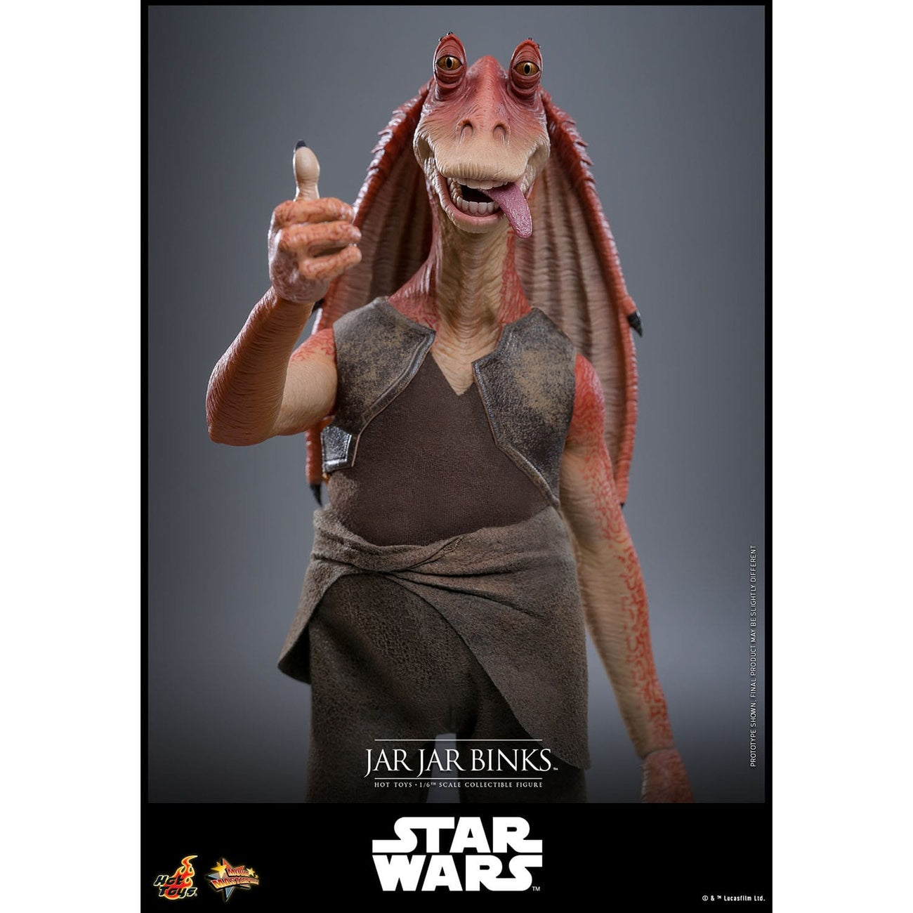 Imagen del producto Star Wars - Figura de acción de Jar Jar Binks 1:6