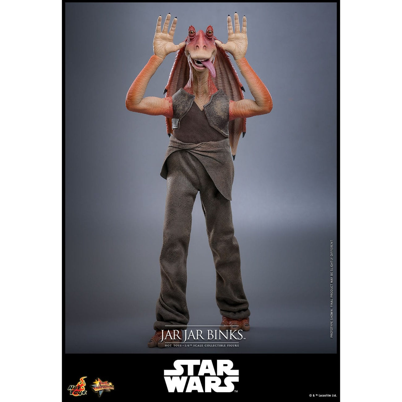 Imagen del producto Star Wars - Figura de acción de Jar Jar Binks 1:6