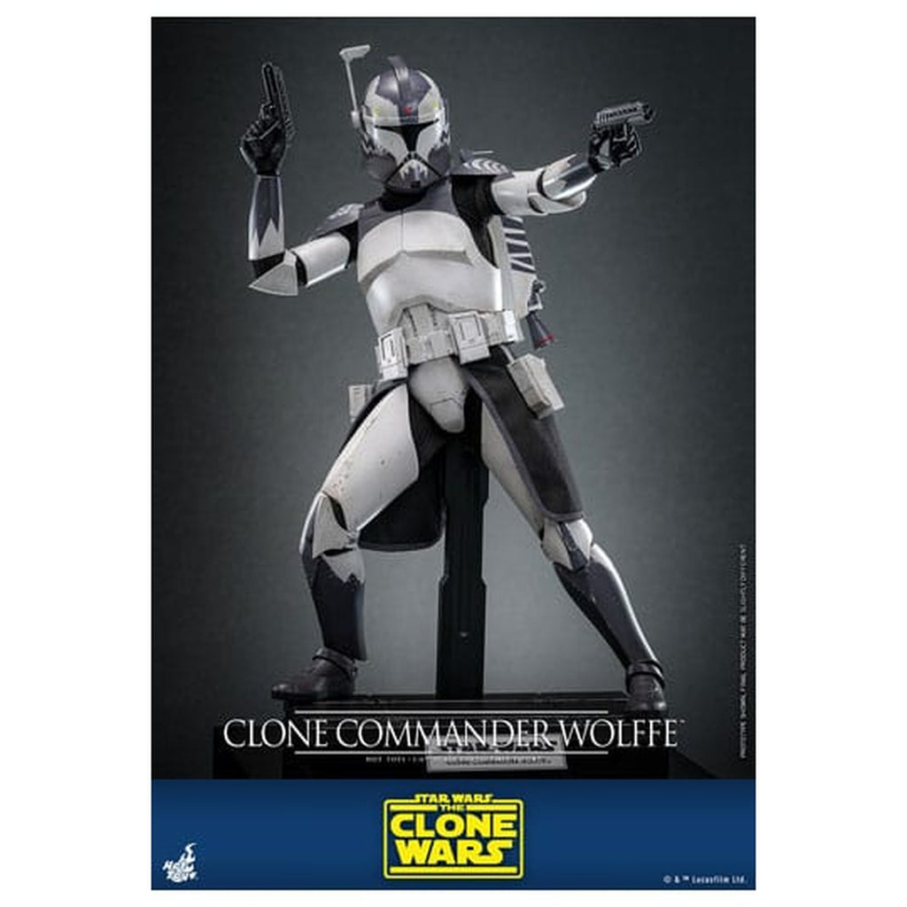 Imagen del producto Star Wars: The Clone Wars – Figura de acción del Comandante Clon Wolffe escala 1:6