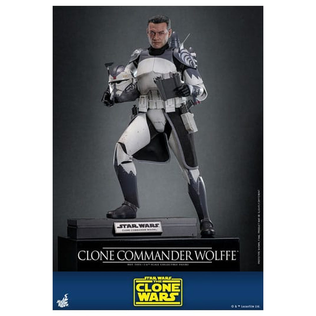 Imagen del producto Star Wars: The Clone Wars – Figura de acción del Comandante Clon Wolffe escala 1:6