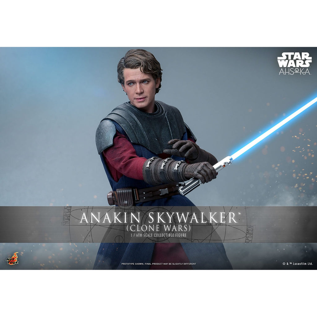 Imagen del producto Star Wars: The Clone Wars - Figura de acción de Anakin Skywalker escala 1:6