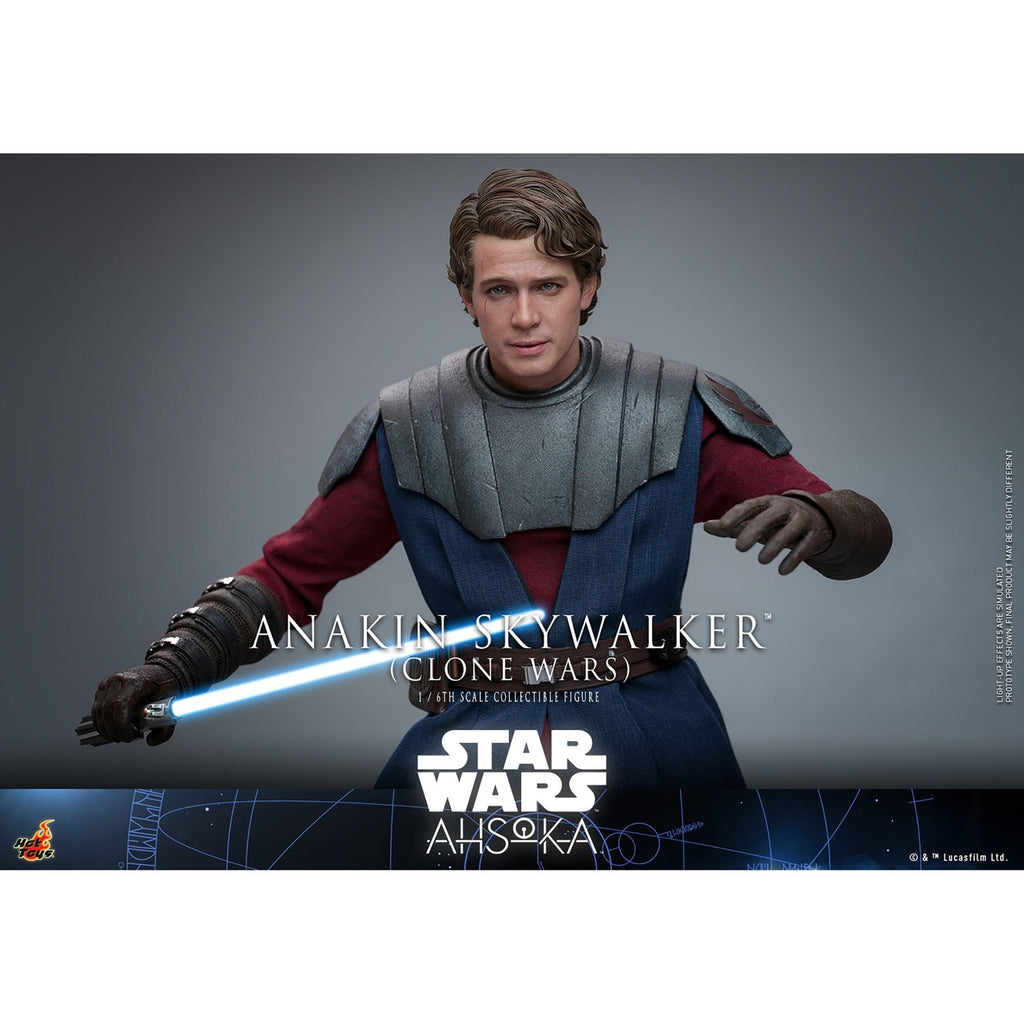 Imagen del producto Star Wars: The Clone Wars - Figura de acción de Anakin Skywalker escala 1:6