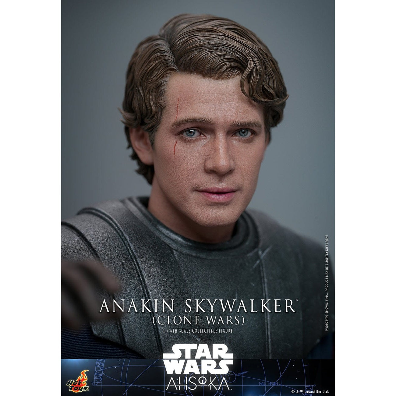 Imagen del producto Star Wars: The Clone Wars - Figura de acción de Anakin Skywalker escala 1:6