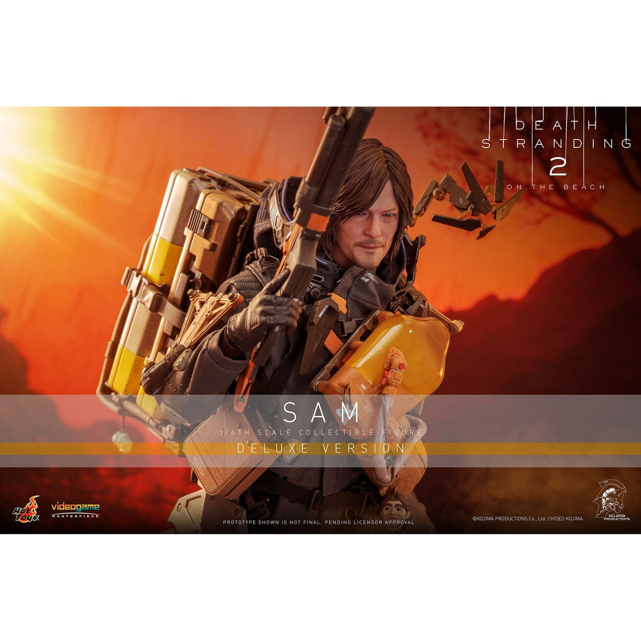 Imagen del producto Death Stranding 2: On the Beach – Figura de acción Sam Masterpiece 1:6 Versión Deluxe